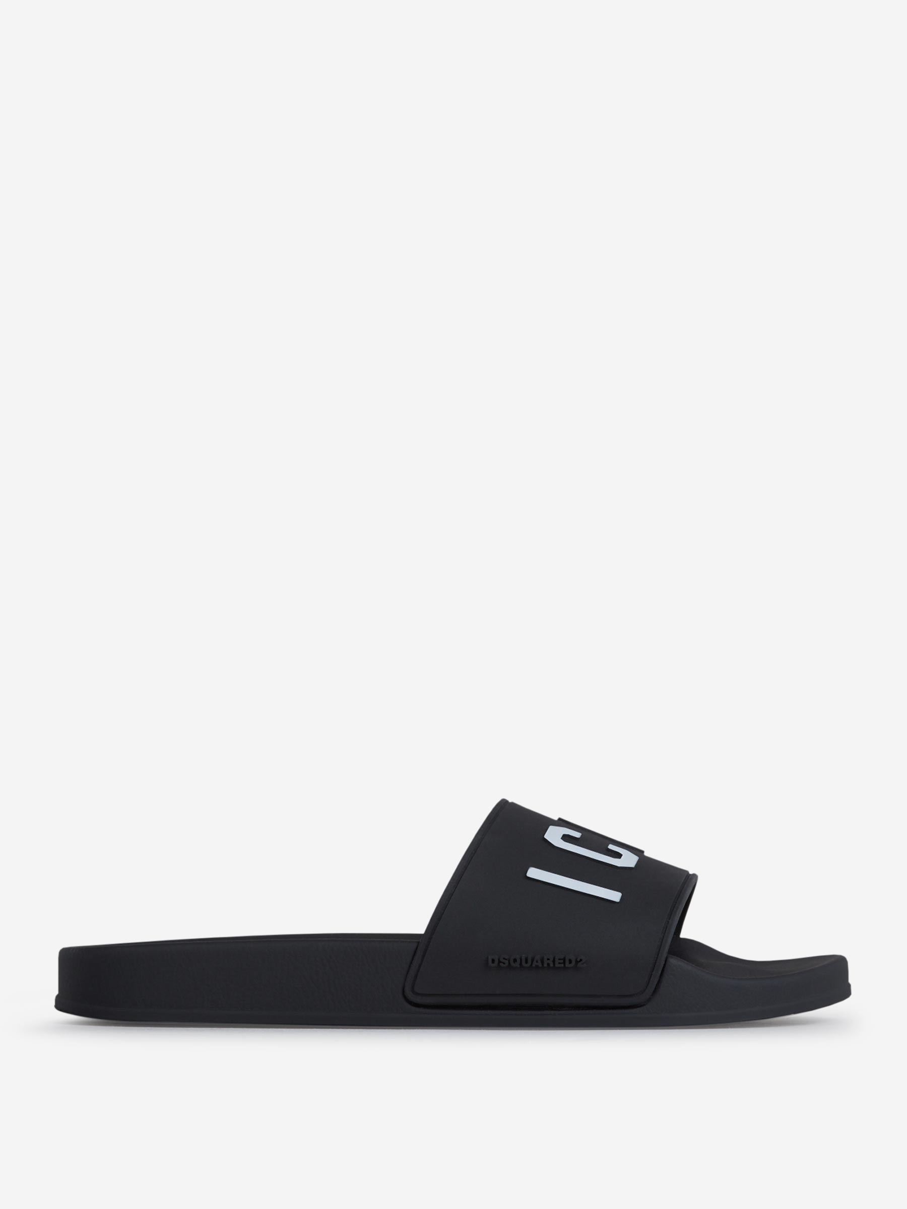 Outlet online Dsquared2 Hombre Sandalias Logo Relieve color Negro sku 617-000080 01 - Foto 1