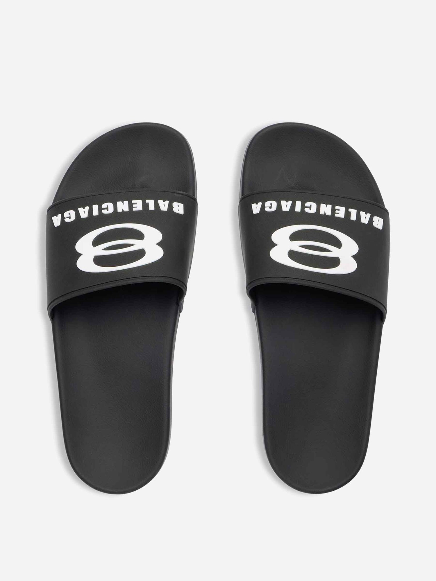 Outlet online Balenciaga Hombre Sandalias Pool Slide color Negro sku 617-000138 01 - Foto 2
