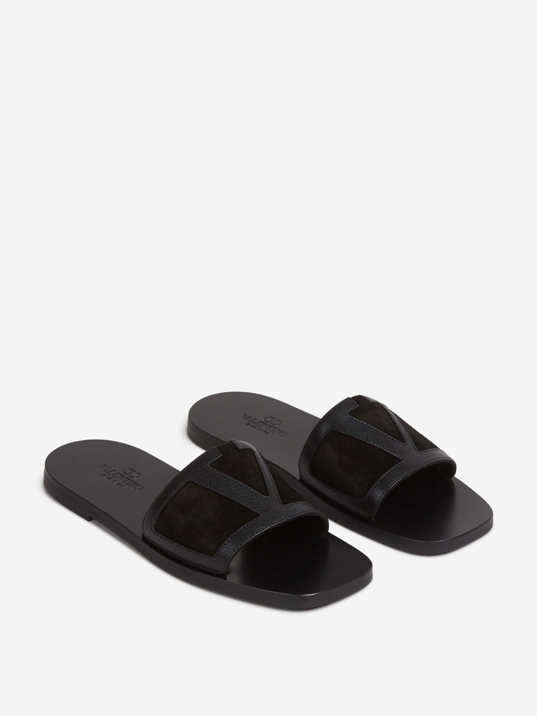 Outlet online Valentino Garavani Hombre Sandalias VLogo color Negro sku 617-000146 01 - Foto 2