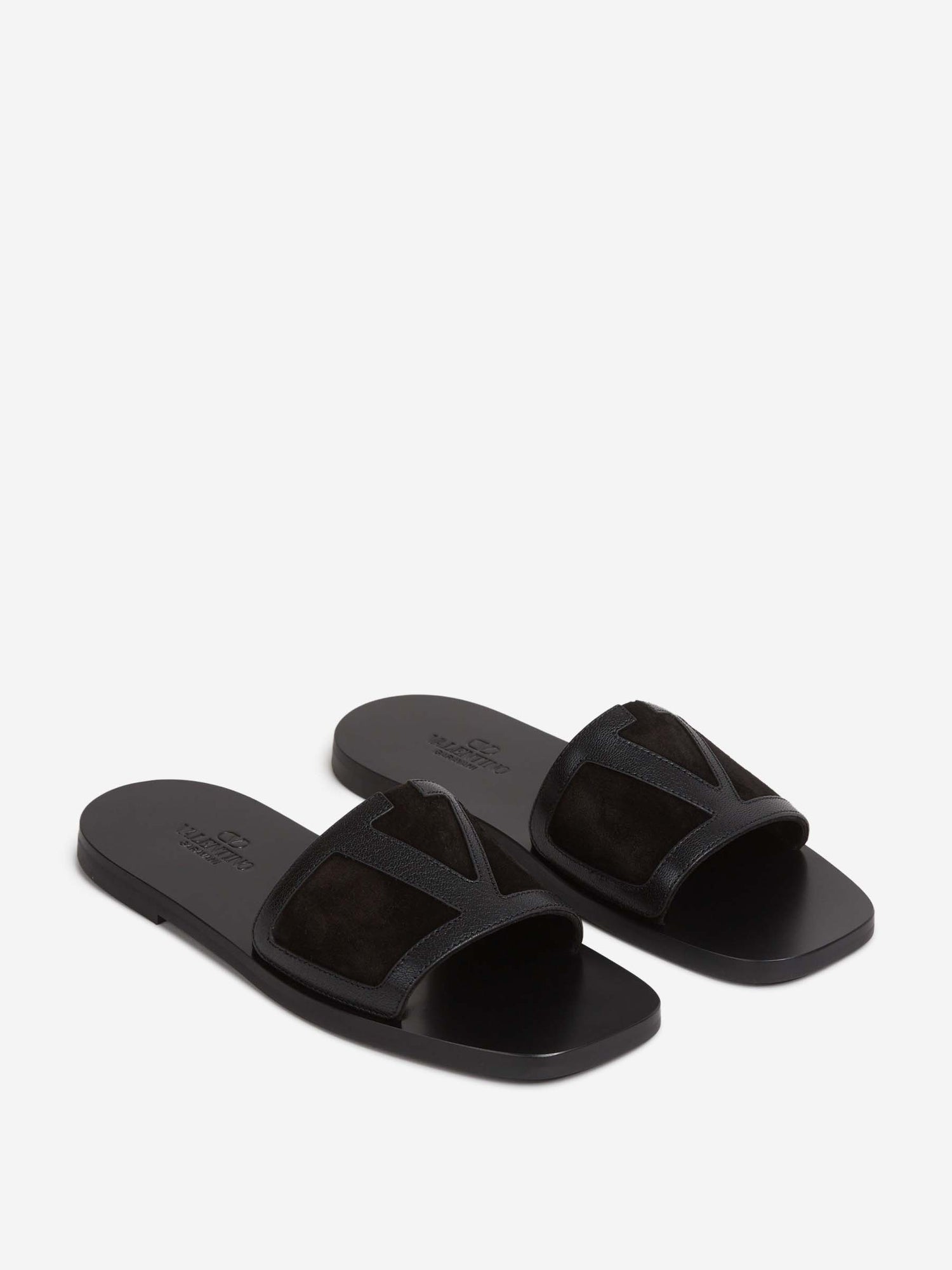 Outlet online Valentino Garavani Hombre Sandalias VLogo color Negro sku 617-000146 01 - Foto 2