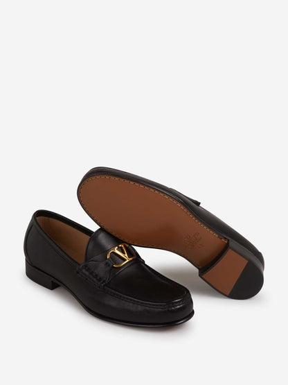 Outlet online Valentino Garavani Hombre Zapatos Loafer Búfalo color Negro sku 618-000006 01 - Foto 4