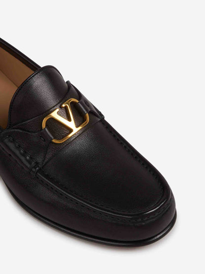 Outlet online Valentino Garavani Hombre Zapatos Loafer Búfalo color Negro sku 618-000006 01 - Foto 5