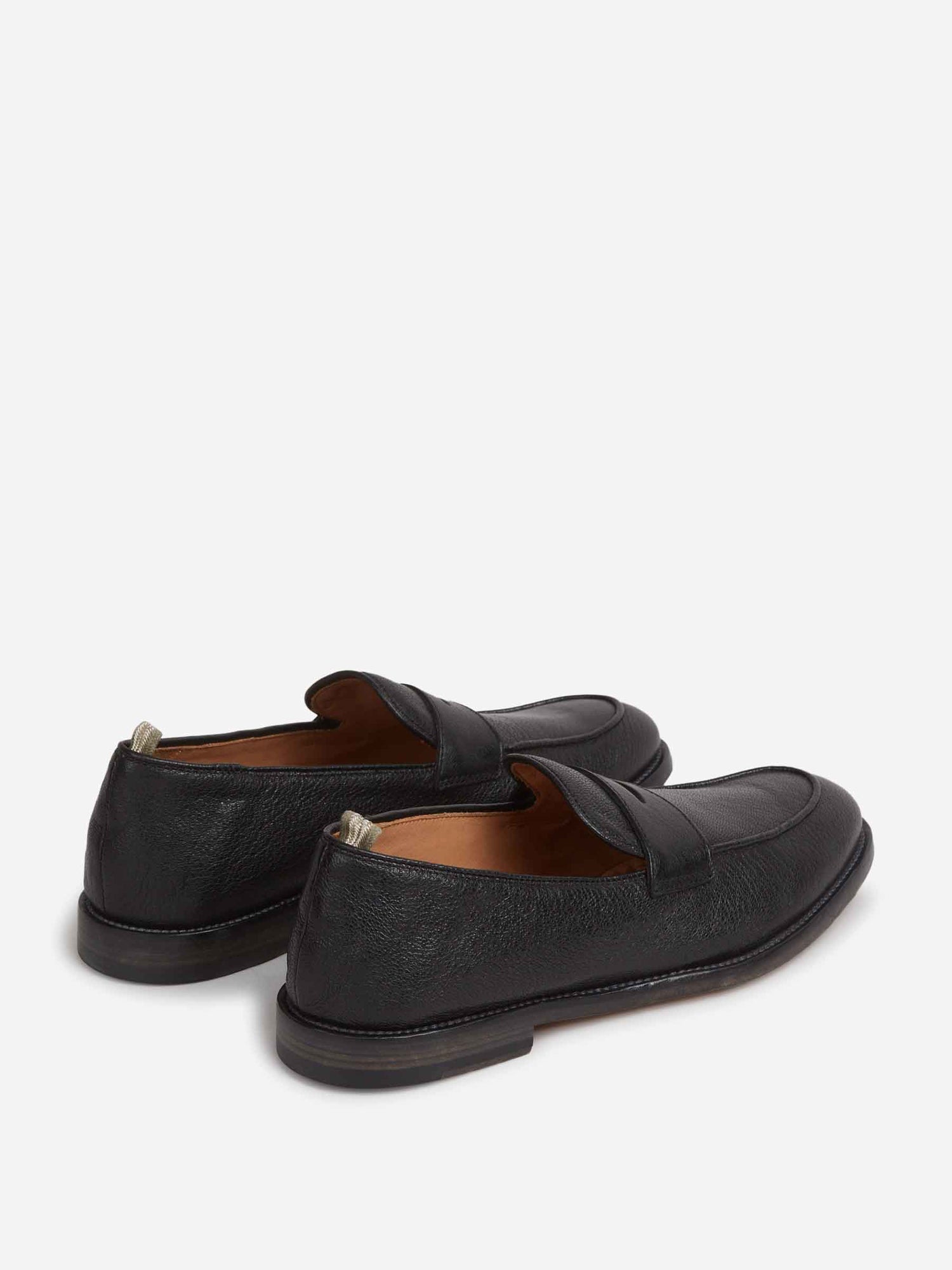 Officine Creative Hombre Barcelona Mocasines Cuero Opera color Negro sku 618-000018 01 - Foto 3
