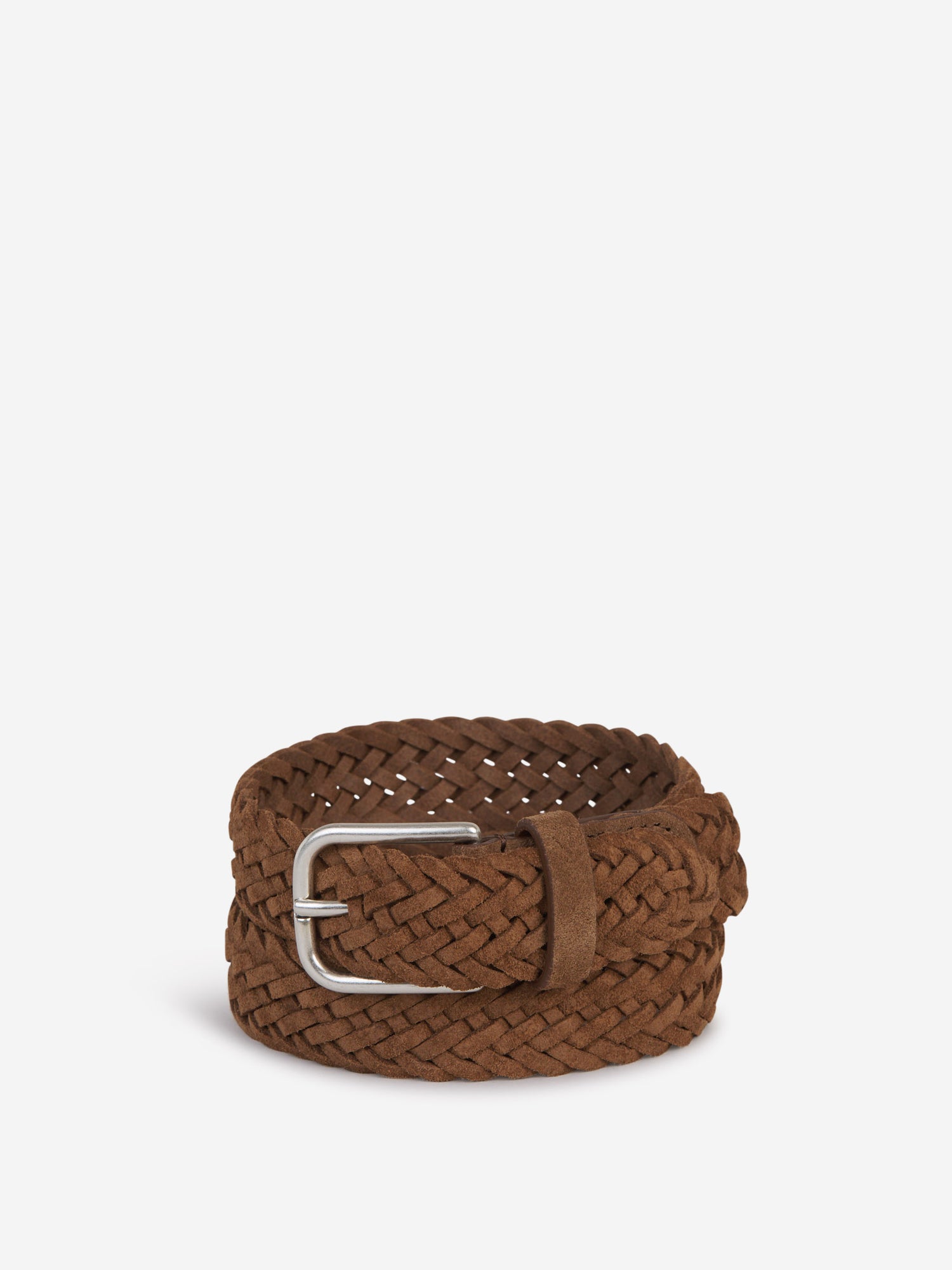 Outlet online Santa Eulalia Hombre Cinturón Trenzado Piel Ante color Marrón sku 621-000245 01 - Foto 1