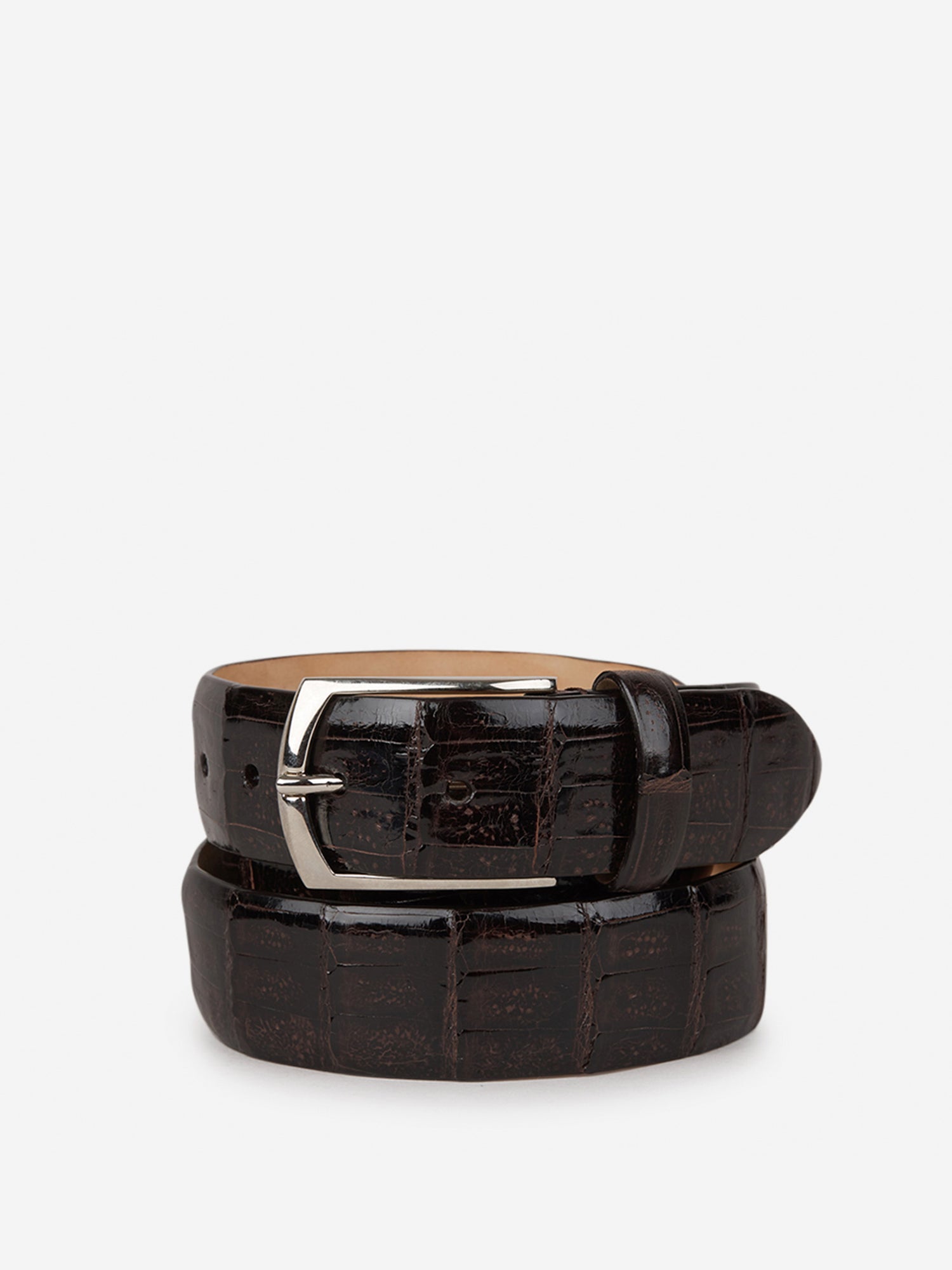 Outlet online Santa Eulalia Hombre Cinturón Piel color Marrón Oscuro sku 622-000816 01 - Foto 1