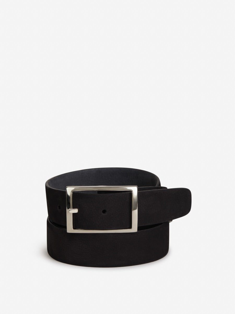 Outlet online Santa Eulalia Hombre Reversible suede belt color Negro sku 622-000938 01 - Foto 1