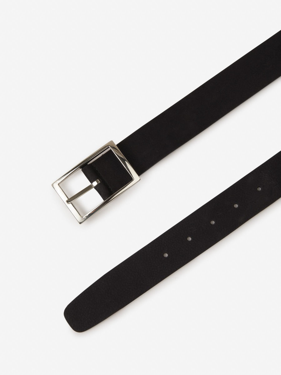 Outlet online Santa Eulalia Hombre Reversible suede belt color Negro sku 622-000938 01 - Foto 2