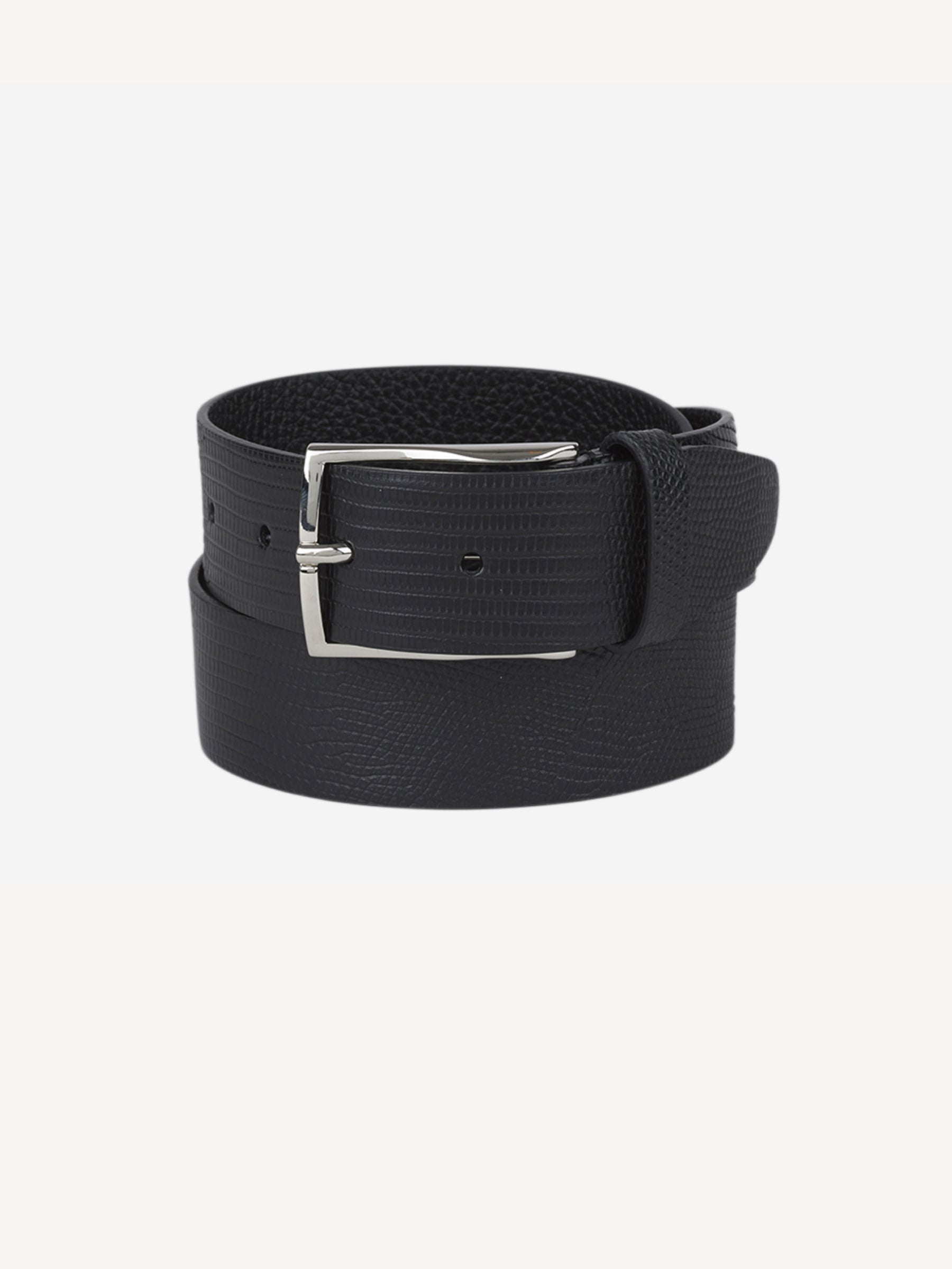 Outlet online Santa Eulalia Hombre Cinturón Piel Efecto Serpiente color Negro sku 622-000976 01 - Foto 2