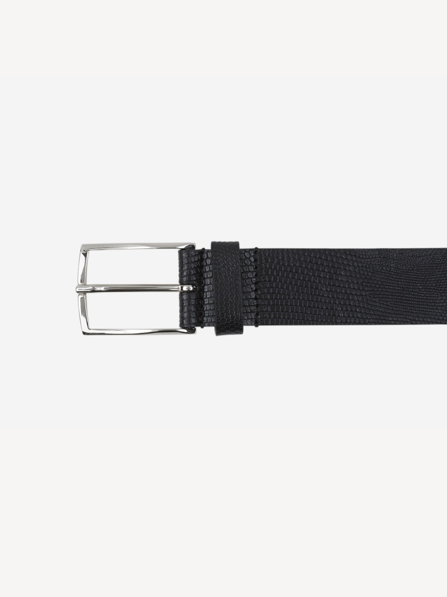 Outlet online Santa Eulalia Hombre Cinturón Piel Efecto Serpiente color Negro sku 622-000976 01 - Foto 1