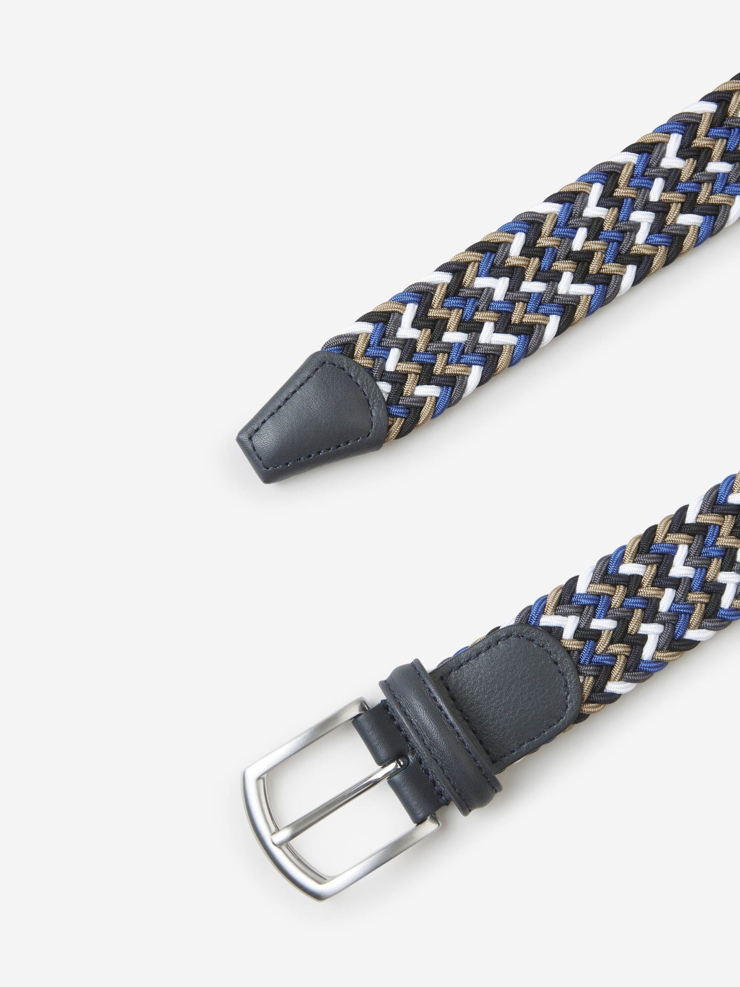 Outlet online Santa Eulalia Hombre Cinturón Trenzado color Azul Noche sku 622-001167 02 - Foto 4