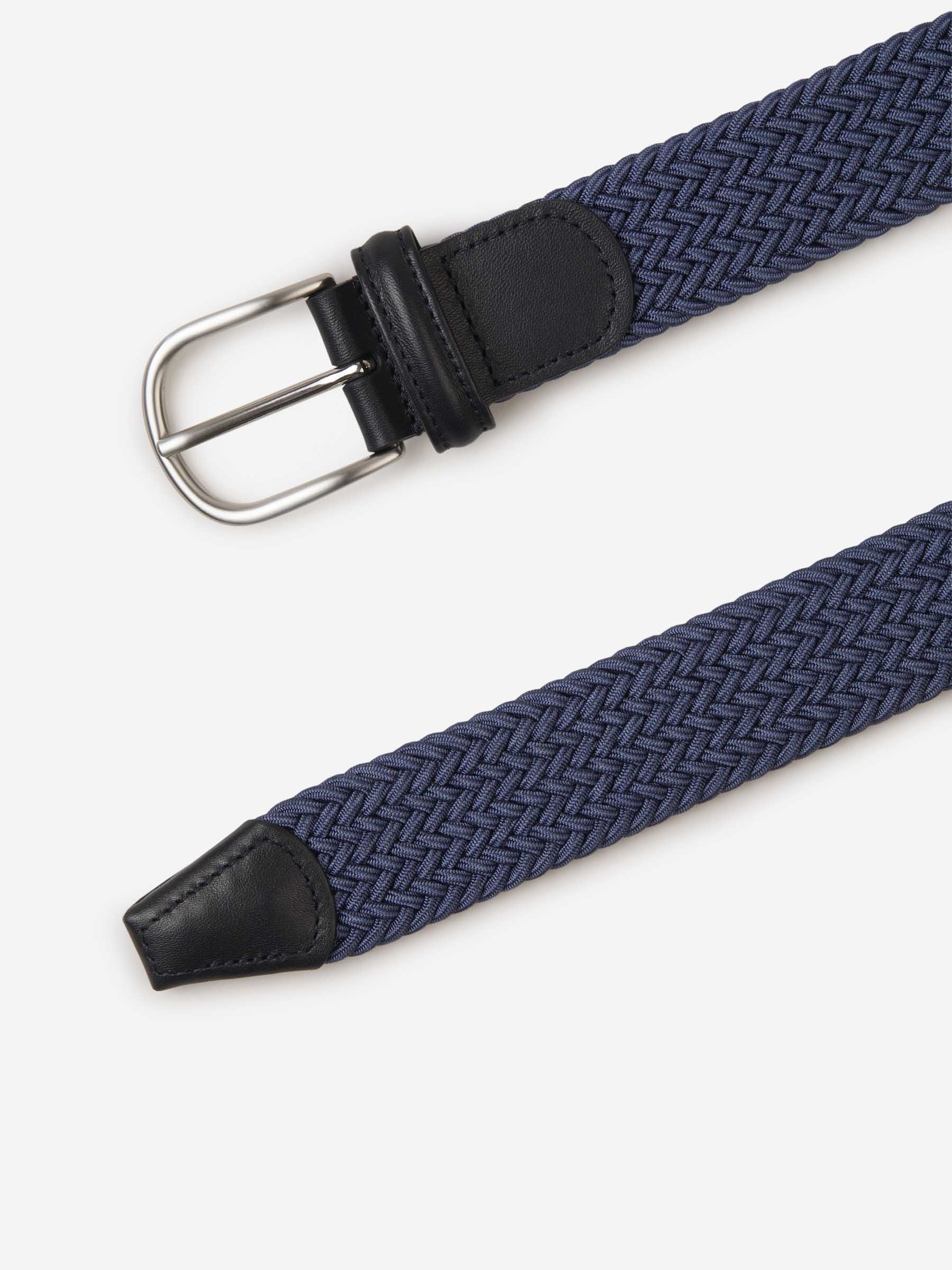 Outlet online Santa Eulalia Hombre Cinturón Trenzado color Azul Cobalto sku 622-001168 03 - Foto 5