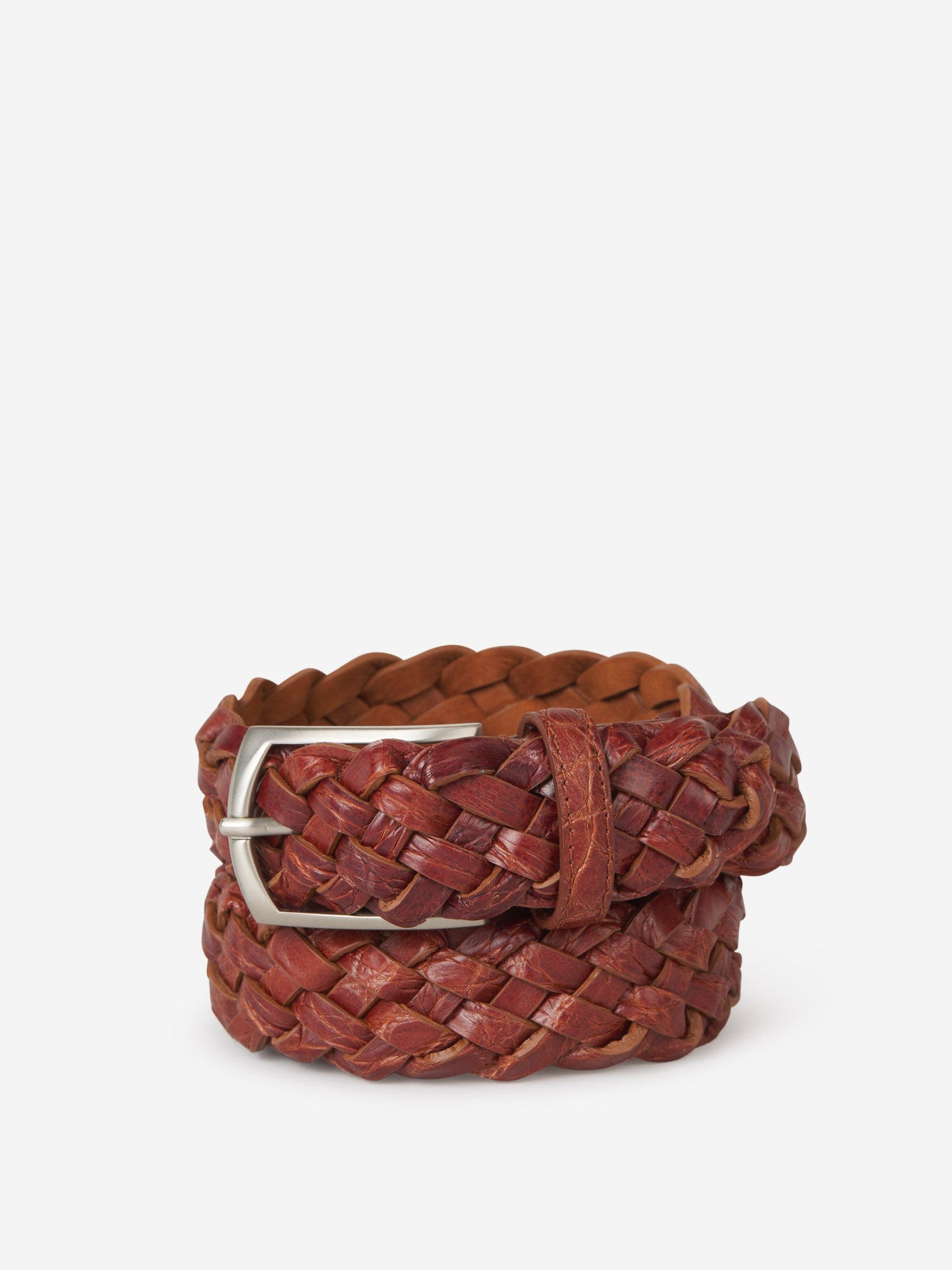 Leather Braided Belt