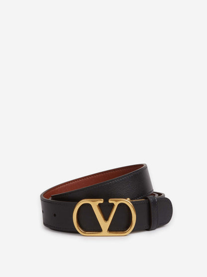 Outlet online Valentino Garavani Hombre Cinturón Piel VLogo color Camel sku 622-001275 01 - Foto 2
