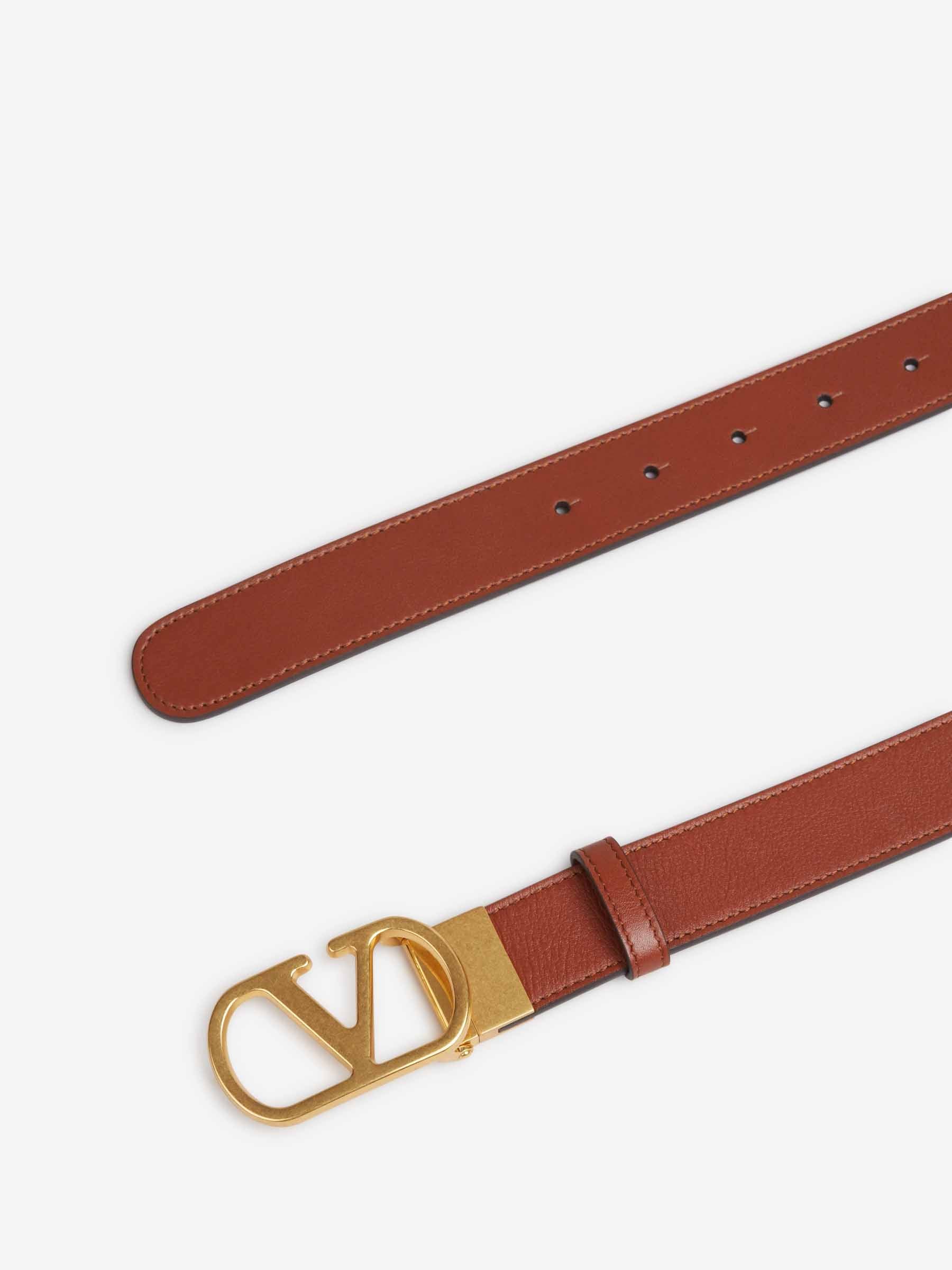 Outlet online Valentino Garavani Hombre Cinturón Piel VLogo color Camel sku 622-001275 01 - Foto 3
