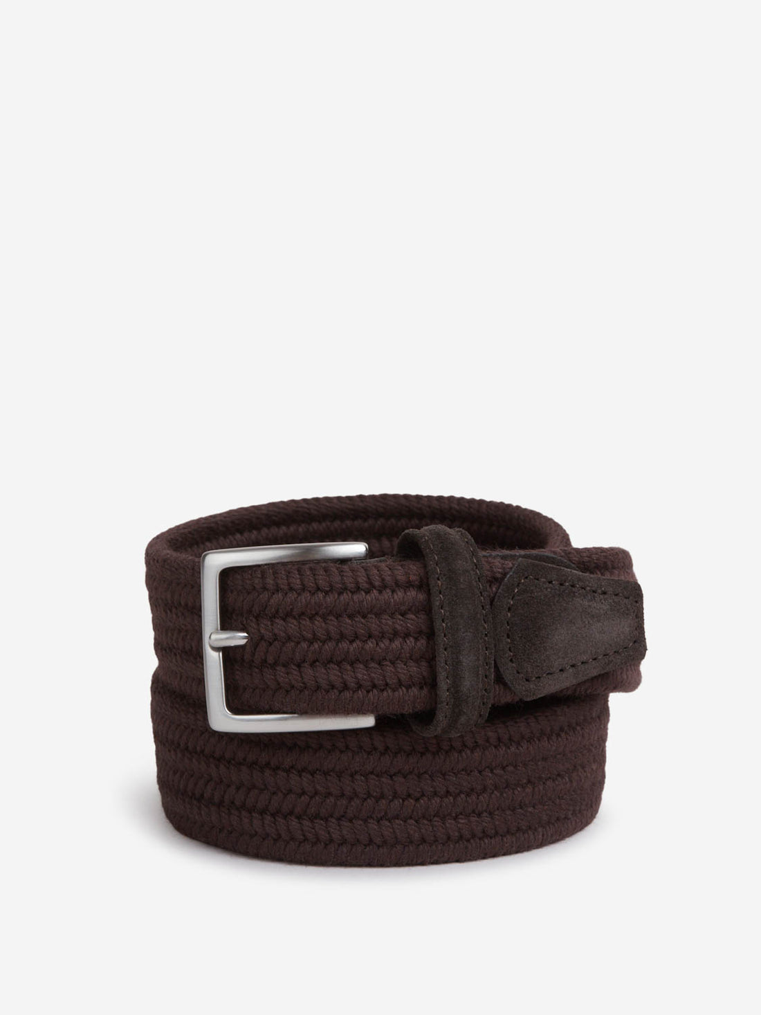 Outlet online Santa Eulalia Hombre Cinturón Algodón color Marrón Oscuro sku 622-001296 01 - Foto 1