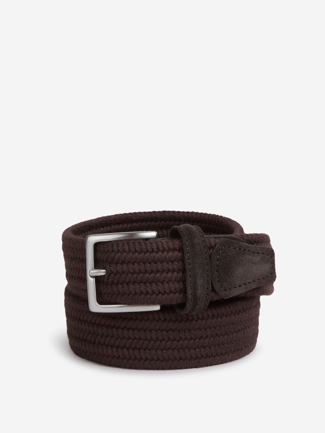 Outlet online Santa Eulalia Hombre Cinturón Algodón color Marrón Oscuro sku 622-001296 01 - Foto 1