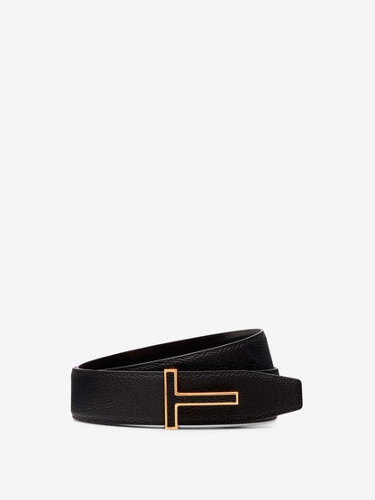 Outlet online Tom Ford Hombre Cinturón Piel Logo color Negro sku 622-001303 01 - Foto 1