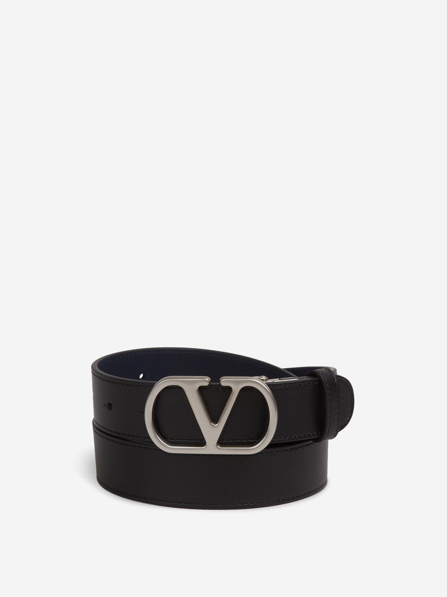 Outlet online Valentino Garavani Hombre Cinturón Cuero VLogo color Negro sku 622-001307 01 - Foto 1