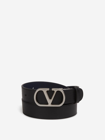 Outlet online Valentino Garavani Hombre Cinturón Cuero VLogo color Negro sku 622-001307 01 - Foto 1