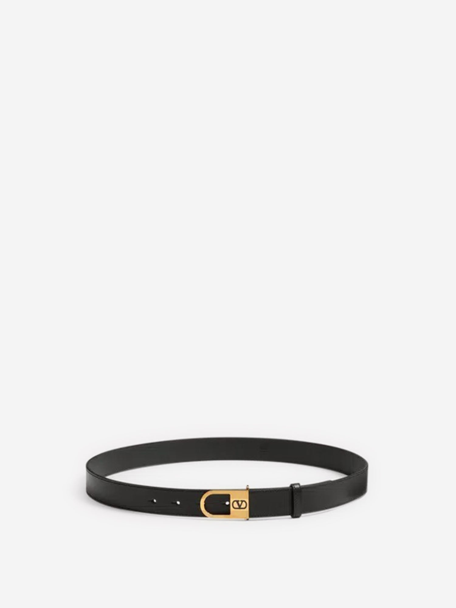 Outlet online Valentino Garavani Hombre Cinturón Cuero VLogo color Negro sku 622-001310 01 - Foto 1