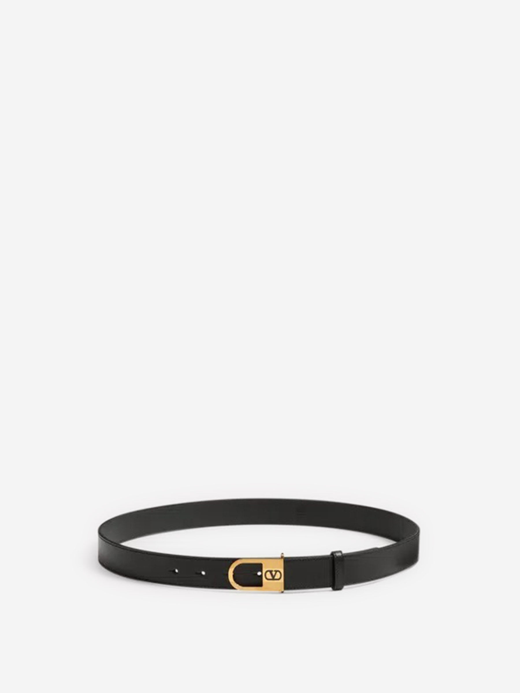 Outlet online Valentino Garavani Hombre Cinturón Cuero VLogo color Negro sku 622-001310 01 - Foto 1