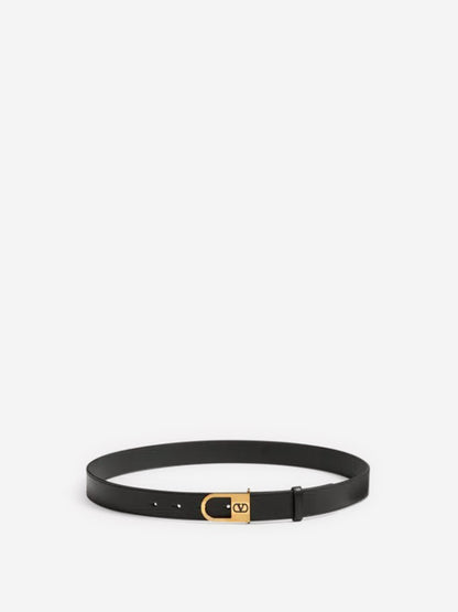 Outlet online Valentino Garavani Hombre Cinturón Cuero VLogo color Negro sku 622-001310 01 - Foto 1