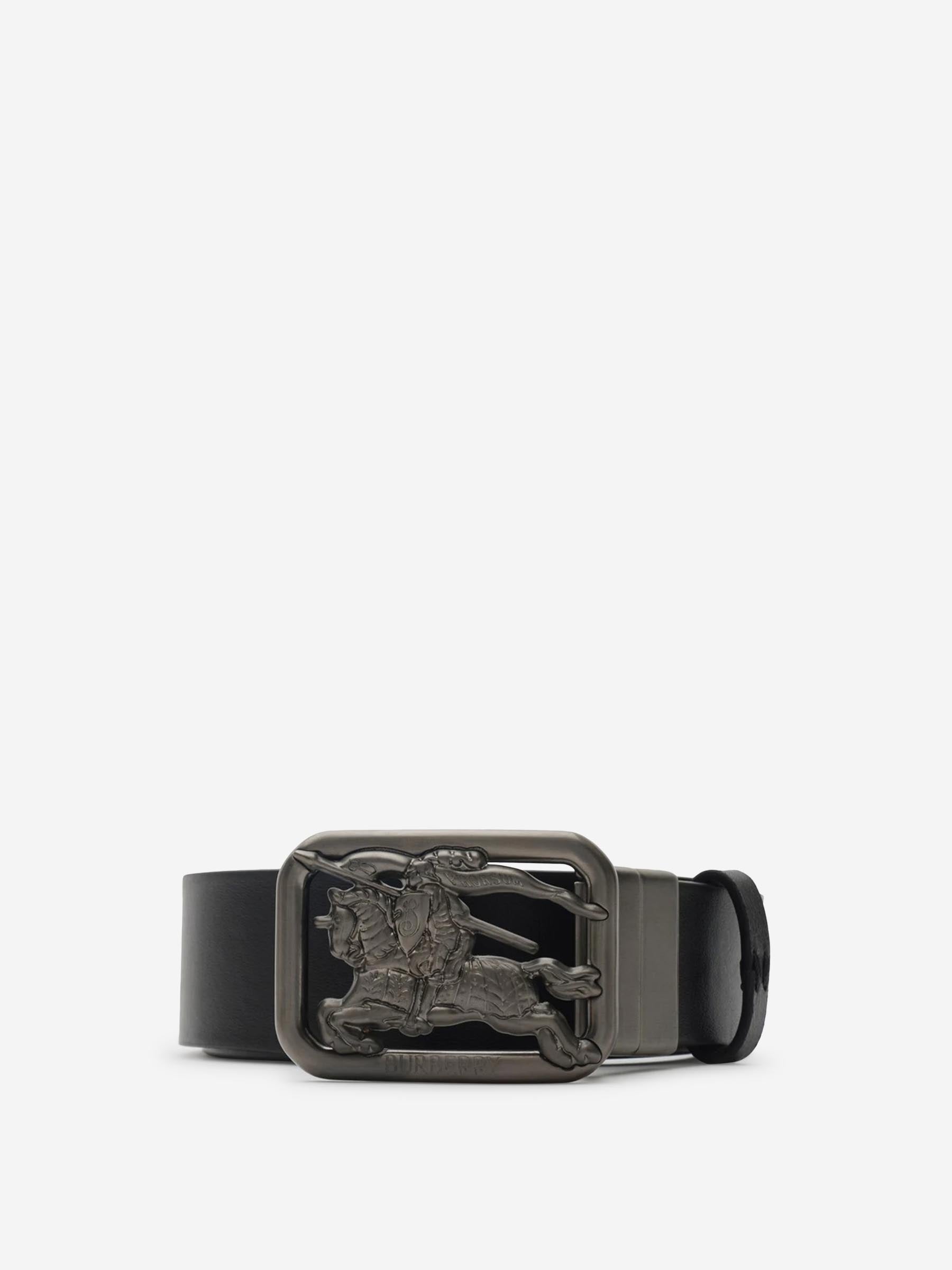 Burberry Hombre Barcelona Cinturón Rider Check color Negro sku 622-001319 01 - Foto 1