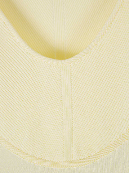 Outlet online Jacquemus Mujer Vestido Maxi La Robe Fino color Amarillo Claro sku 732-001283 01 - Foto 7