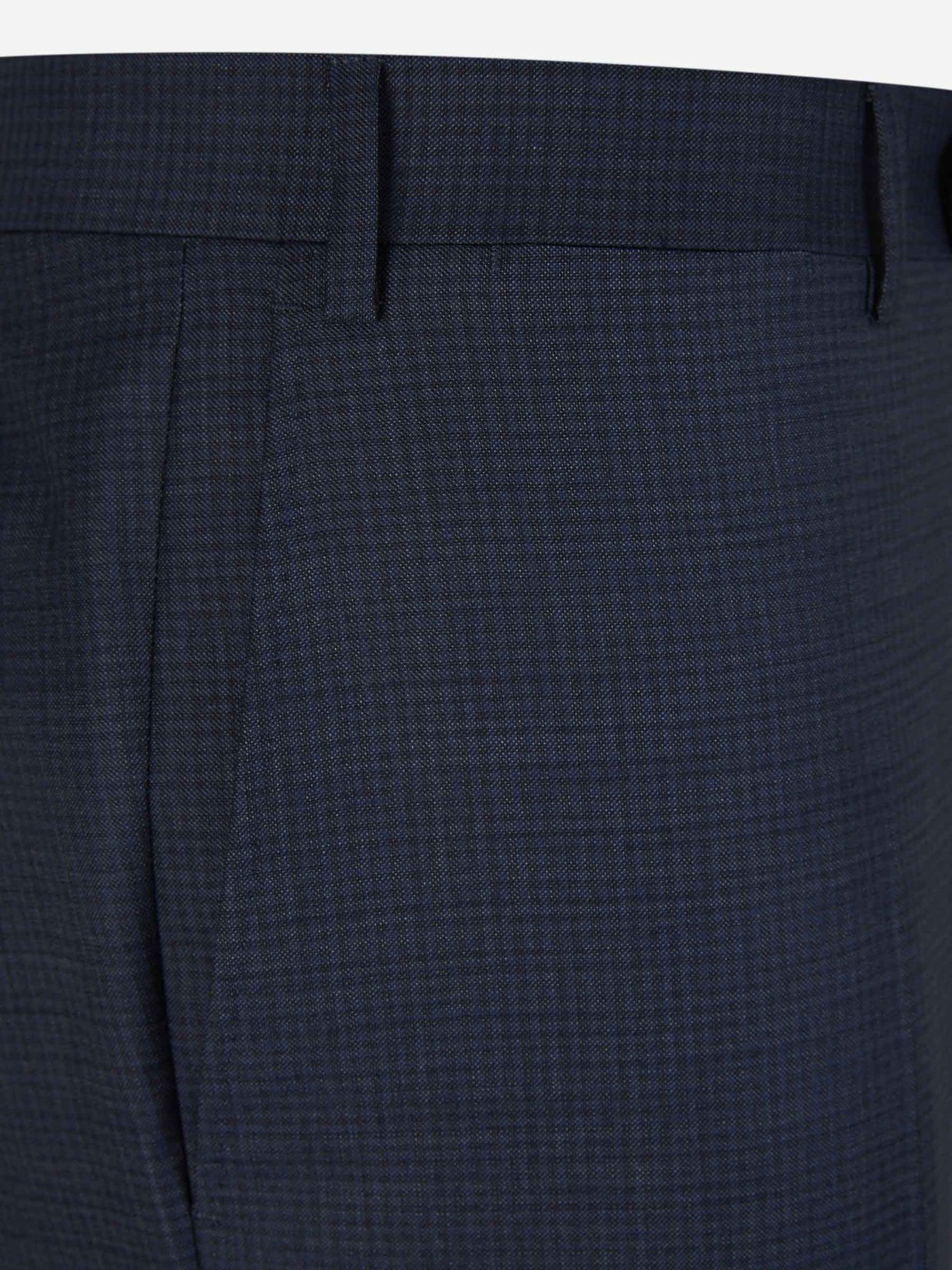 Outlet online Canali Hombre Traje Cuadros Lana color Azul Noche sku 312-002802 01 - Foto 7