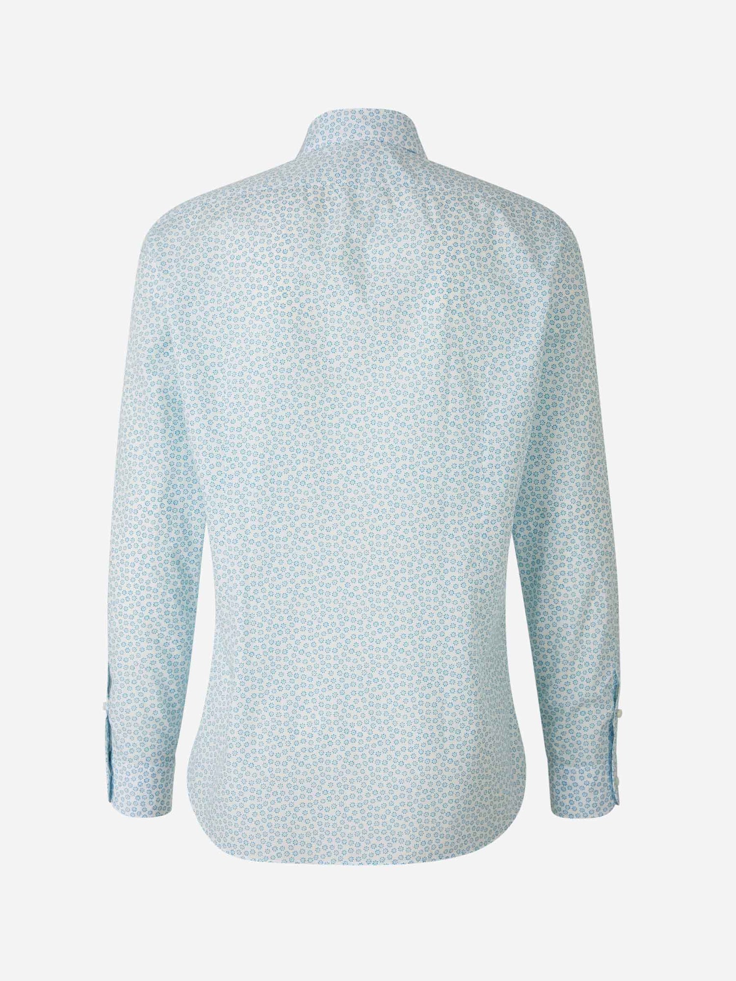 Outlet online Vincenzo di Ruggiero Hombre Camisa Motivo Floral color Azul sku 531-006154 01 - Foto 2