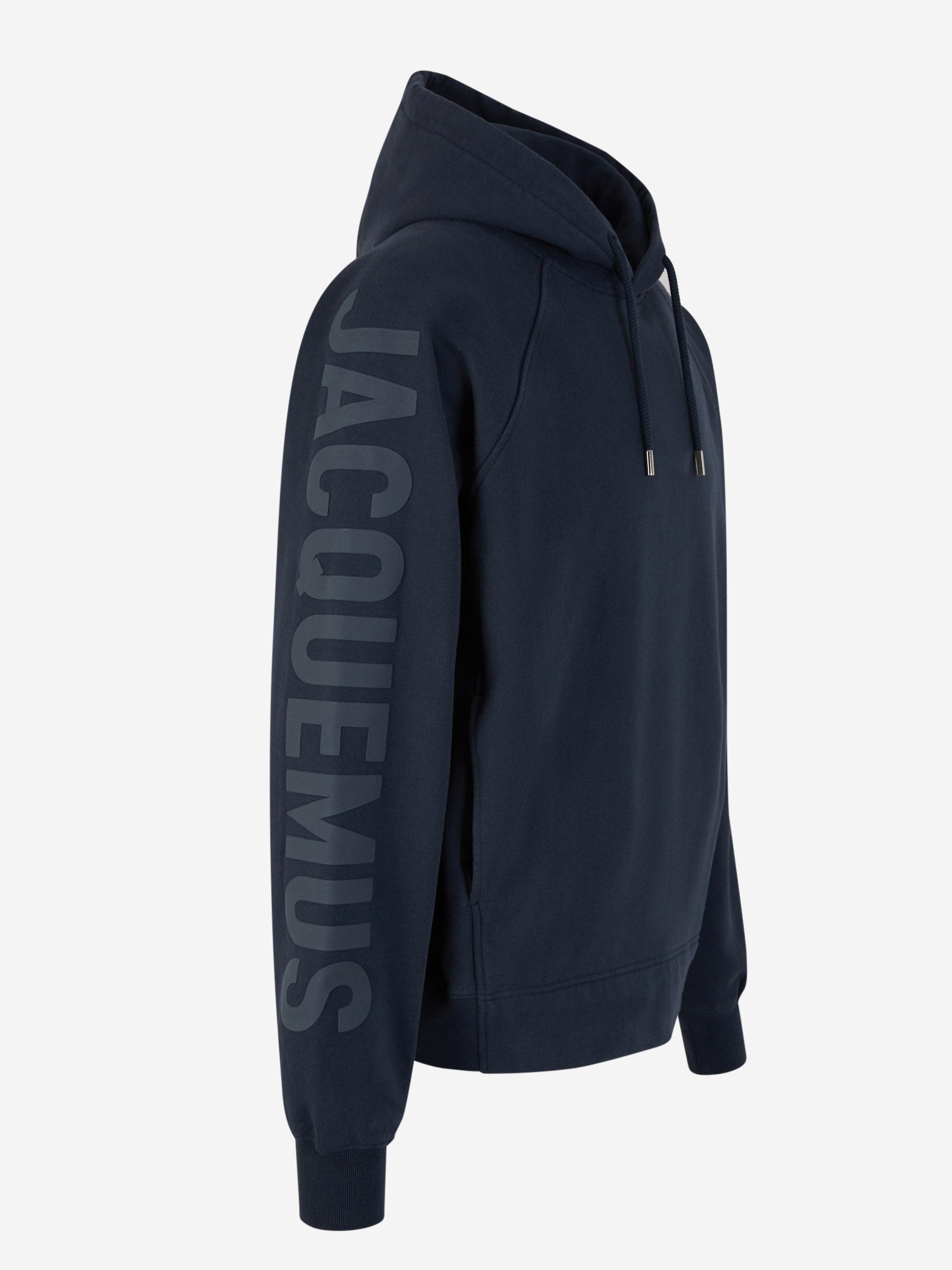 Outlet online Jacquemus Hombre Sudadera Capucha Algodón color Azul Noche sku 545-001564 01 - Foto 2