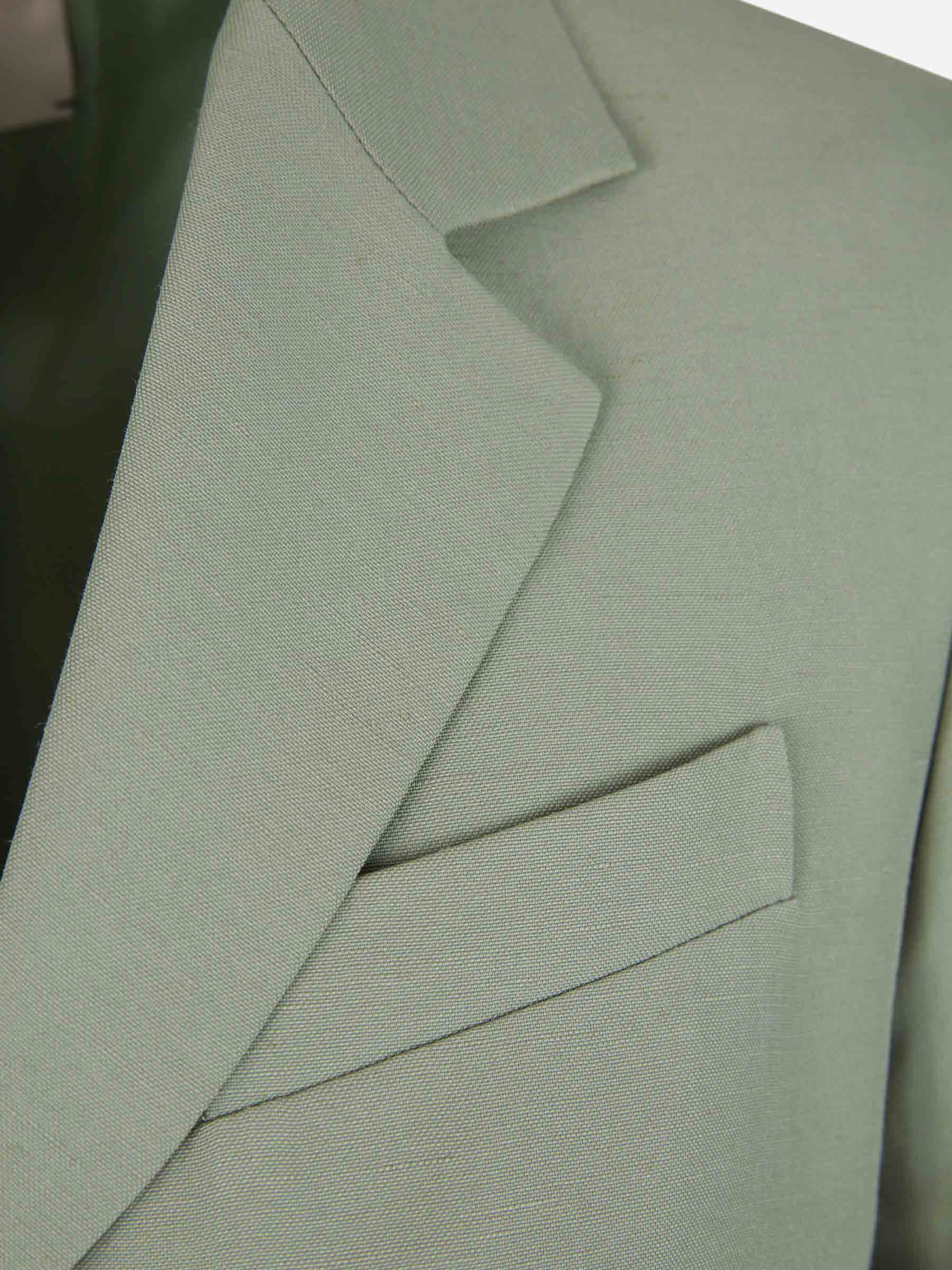Outlet online Dorothee Schumacher Mujer Blazer Recta Lino color Verde Menta sku 741-002125 01 - Foto 4