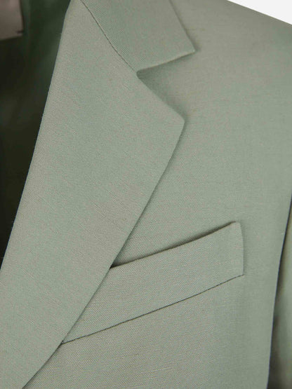 Outlet online Dorothee Schumacher Mujer Blazer Recta Lino color Verde Menta sku 741-002125 01 - Foto 4