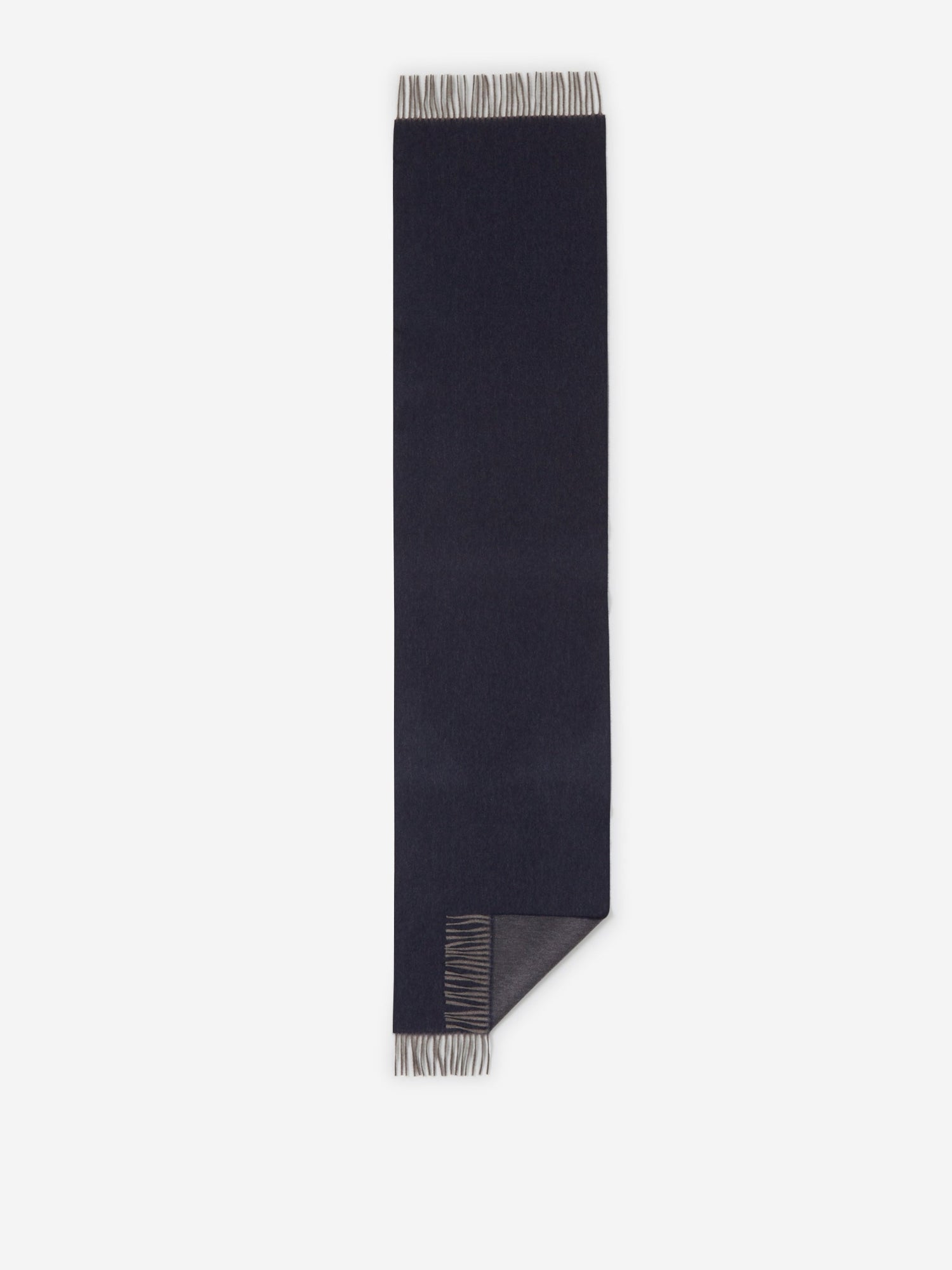 Outlet online Isaia Hombre Bufanda Contraste Cashmere color Rojo sku 630-001155 02 - Foto 2
