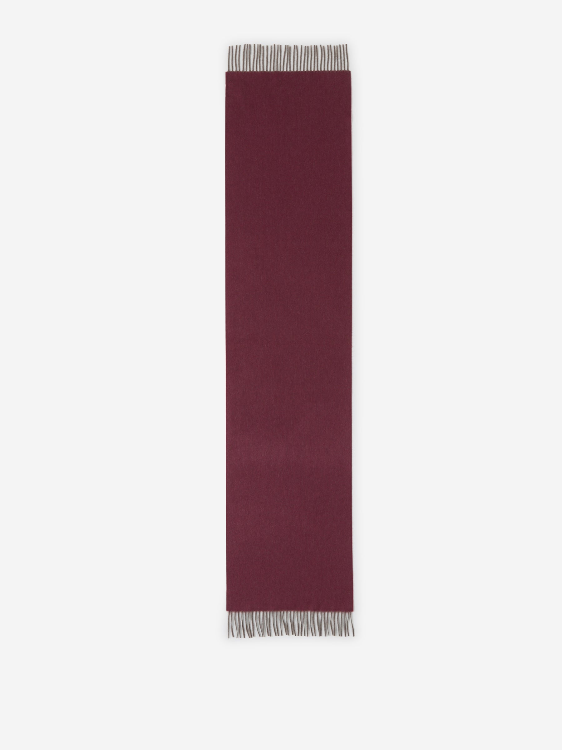 Outlet online Isaia Hombre Bufanda Contraste Cashmere color Rojo sku 630-001155 02 - Foto 5