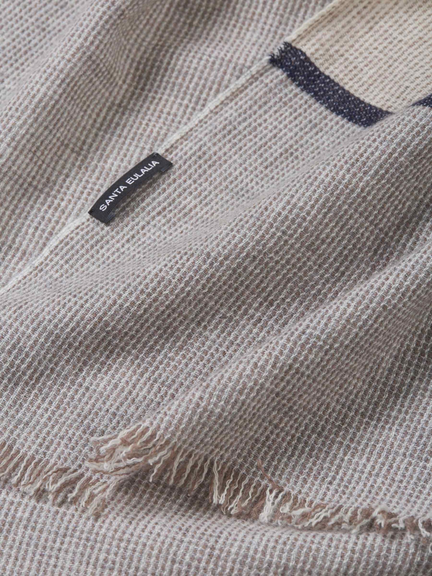 Outlet online Santa Eulalia Hombre Bufanda Ethan Cashmere color Marrón sku 630-001194 01 - Foto 6