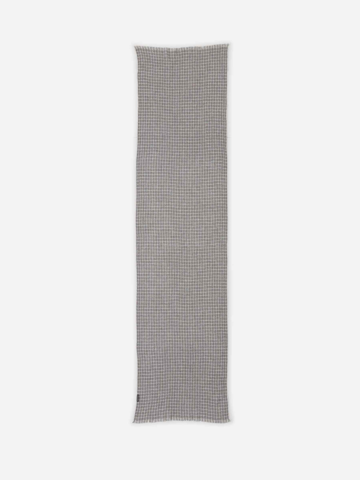Outlet online Santa Eulalia Hombre Bufanda Cashmere Cuadros color Gris Oscuro sku 630-001196 02 - Foto 3