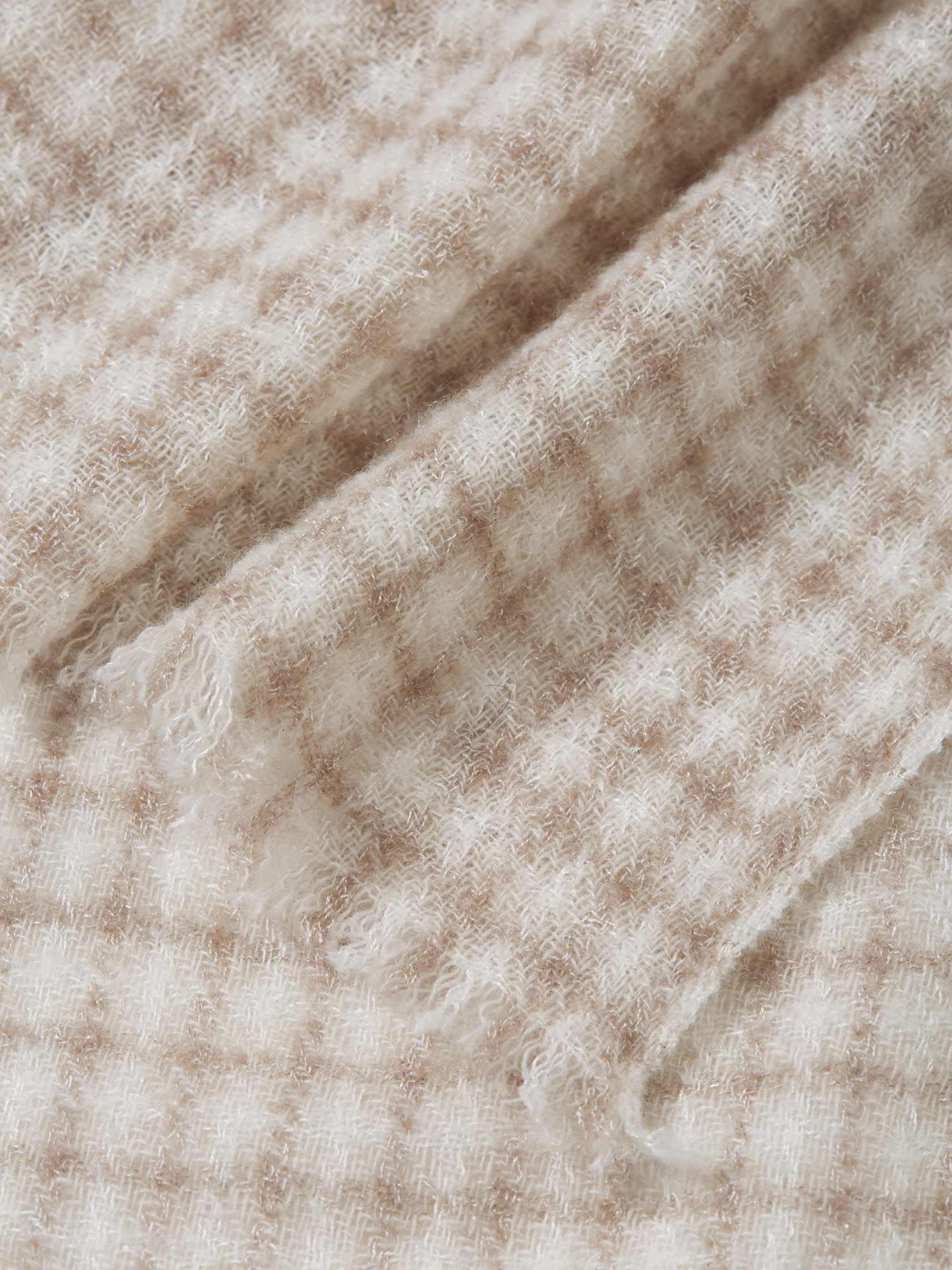 Outlet online Santa Eulalia Hombre Bufanda Cashmere Cuadros color Gris Oscuro sku 630-001196 02 - Foto 6