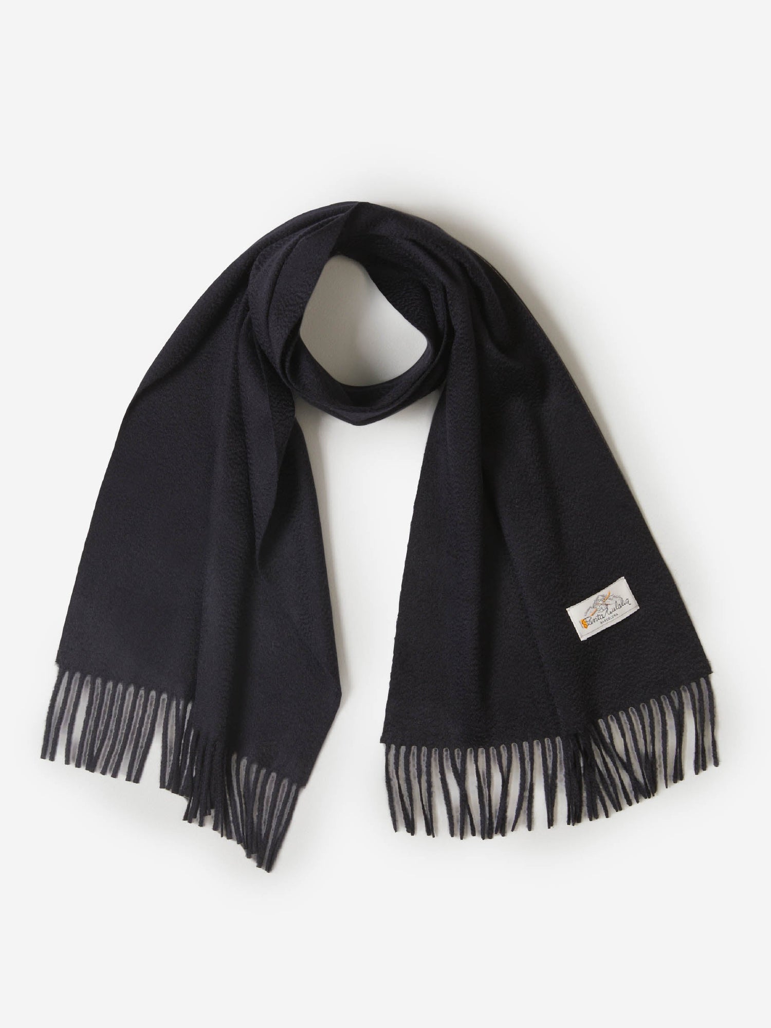 Outlet online Santa Eulalia Hombre Bufanda Lisa Cashmere color Burdeos sku 630-001246 03 - Foto 1