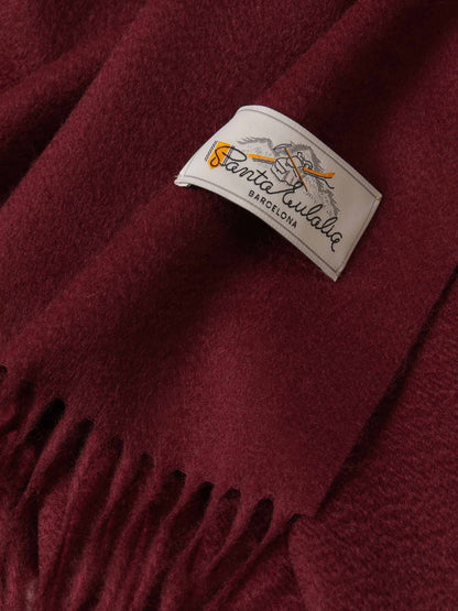 Outlet online Santa Eulalia Hombre Bufanda Lisa Cashmere color Marrón sku 630-001246 05 - Foto 6