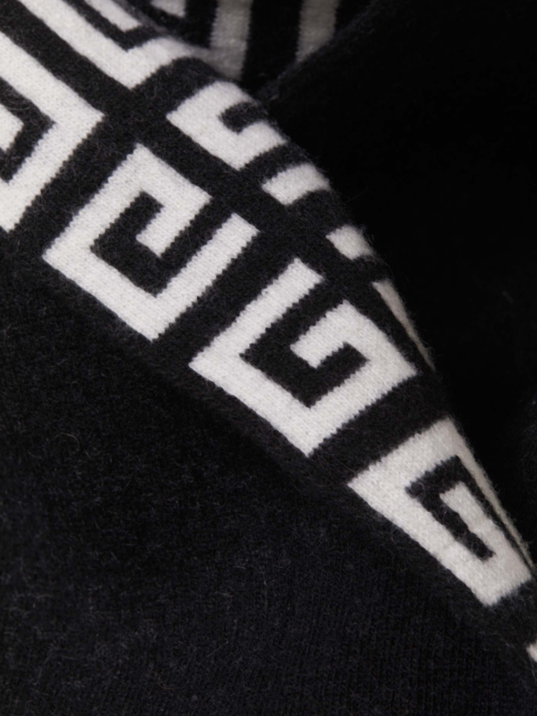 Outlet online Givenchy Hombre Bufanda Reversible Logo color Marrón sku 630-001311 02 - Foto 4