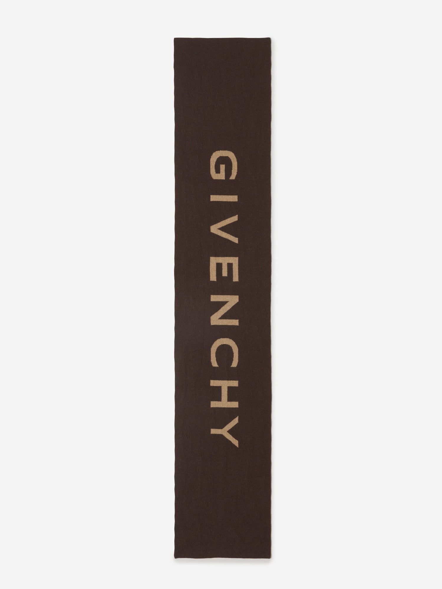 Outlet online Givenchy Hombre Bufanda Reversible Logo color Marrón sku 630-001311 02 - Foto 10