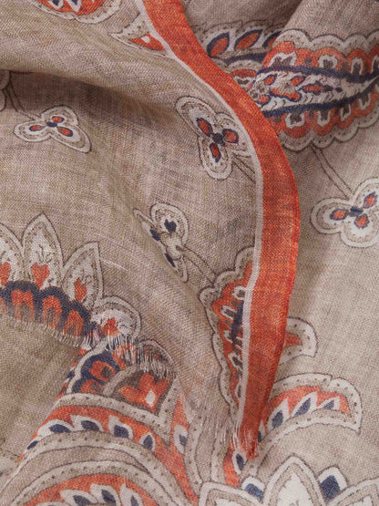 Outlet online Santa Eulalia Hombre Fular Motivo Floral color Rojo sku 630-001335 01 - Foto 3