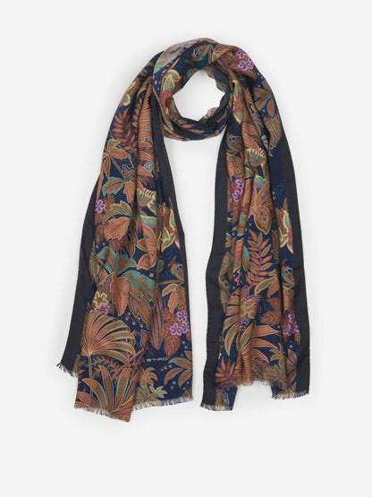 Outlet online Etro Hombre Fular Estampado Jungla color Multicolor sku 630-001368 01 - Foto 1
