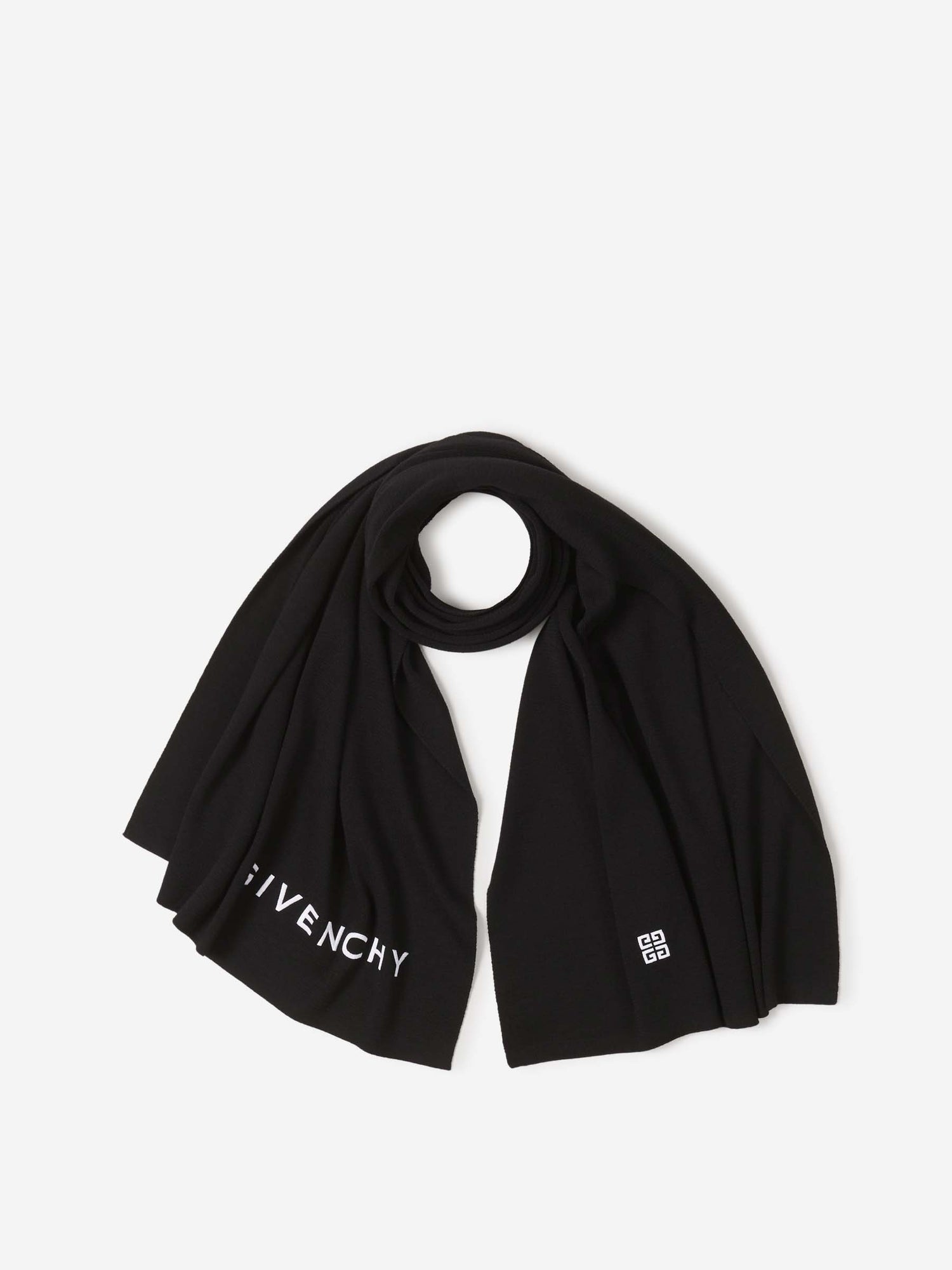 Givenchy Hombre Barcelona Bufanda Lana Y Cashmere color Negro sku 630-001414 01 - Foto 1