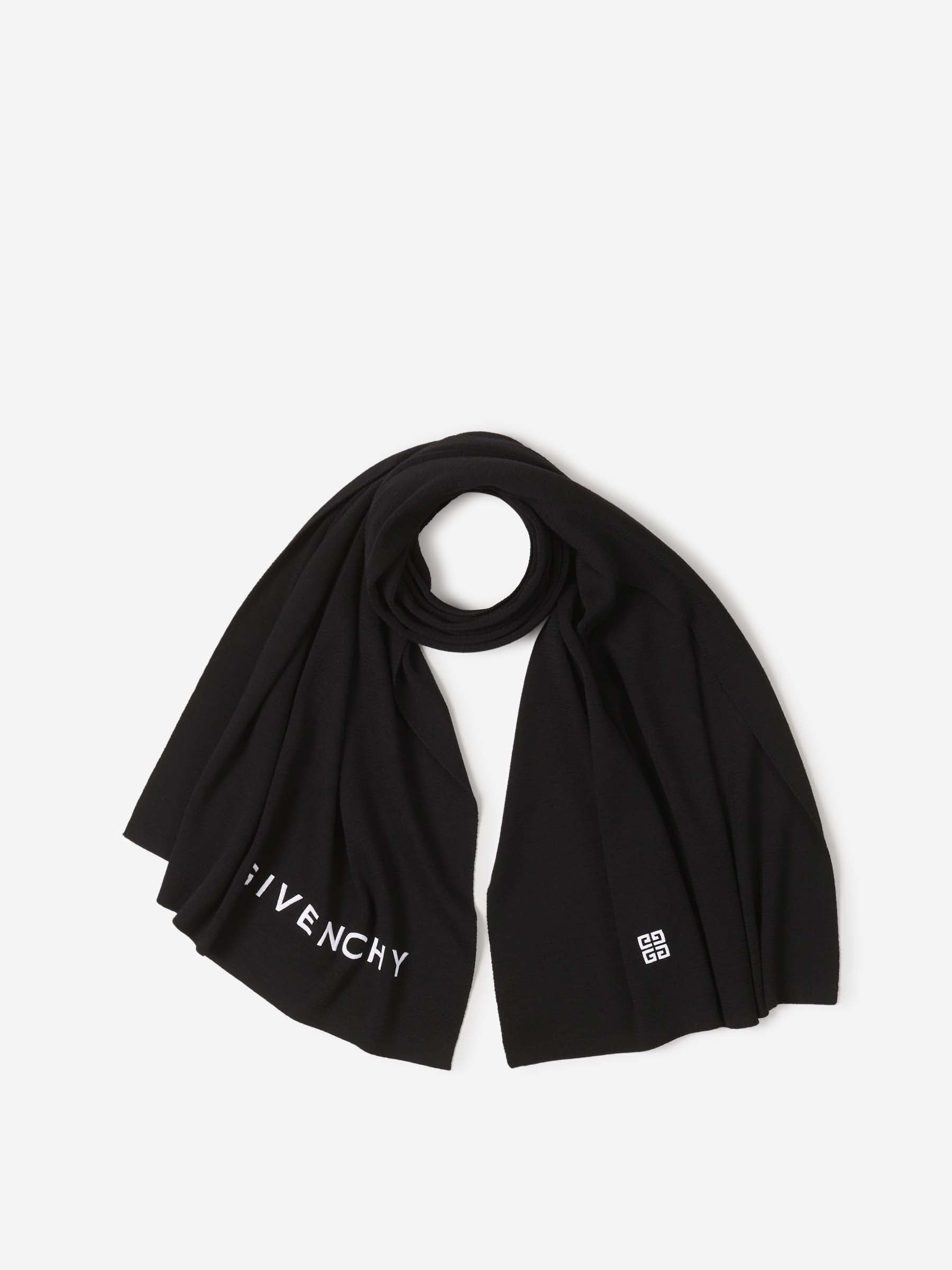 Givenchy Hombre Barcelona Bufanda Lana Y Cashmere color Negro sku 630-001414 01 - Foto 1