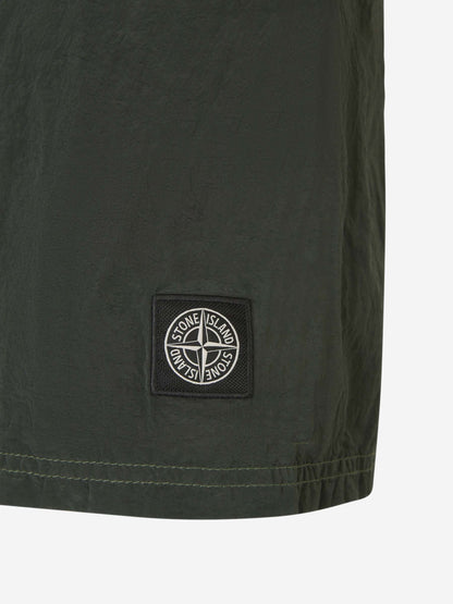 Outlet online Stone Island Hombre Bañador Texturizado Logo color Verde Militar sku 561-001321 02 - Foto 4