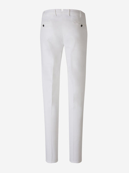 Outlet online PT Torino Hombre Pantalones Chinos Stretch color Blanco sku 521-002929 07 - Foto 2