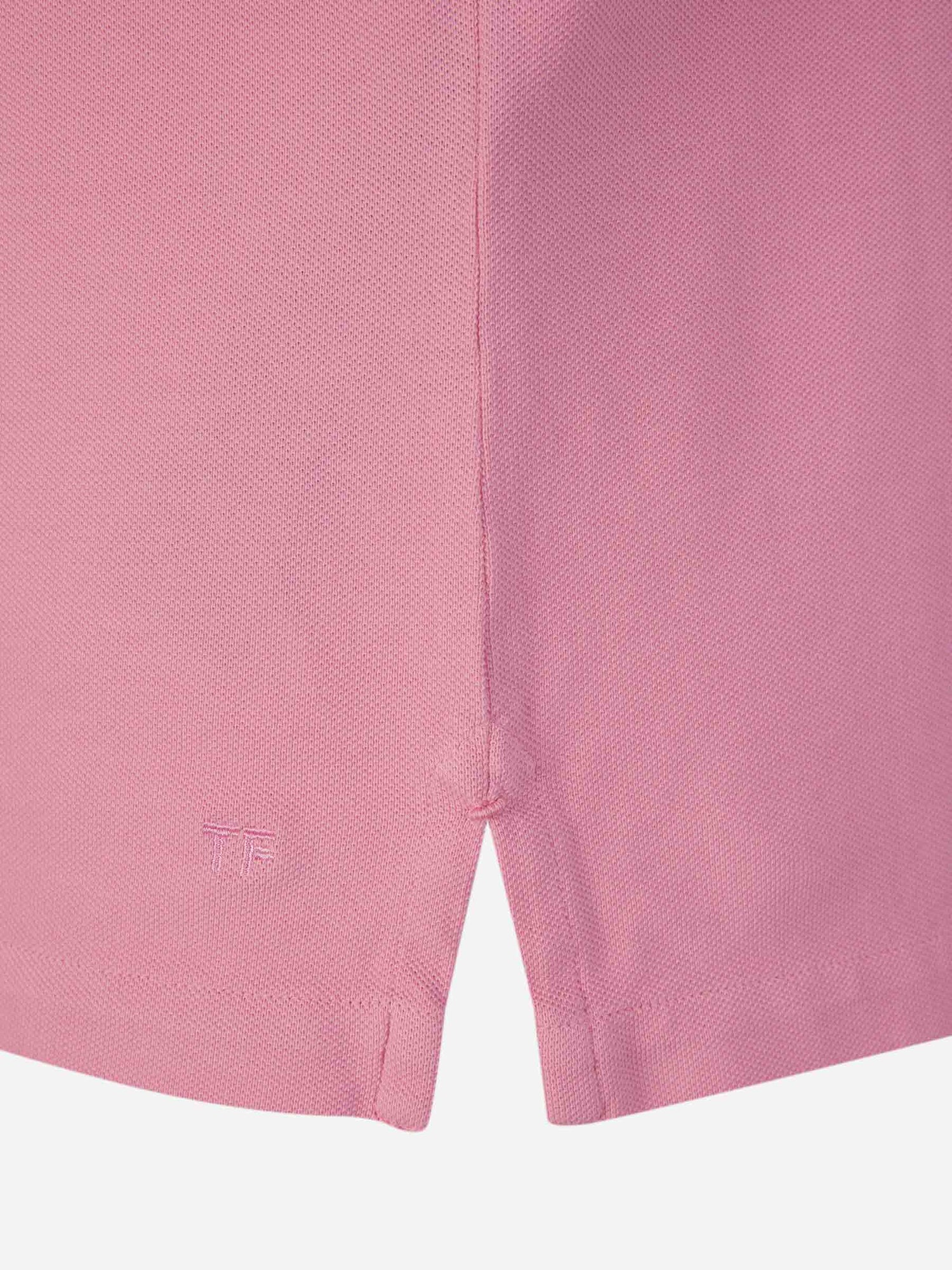 Outlet online Tom Ford Hombre Polo Piqué Algodón color Rosa sku 552-001445 01 - Foto 5