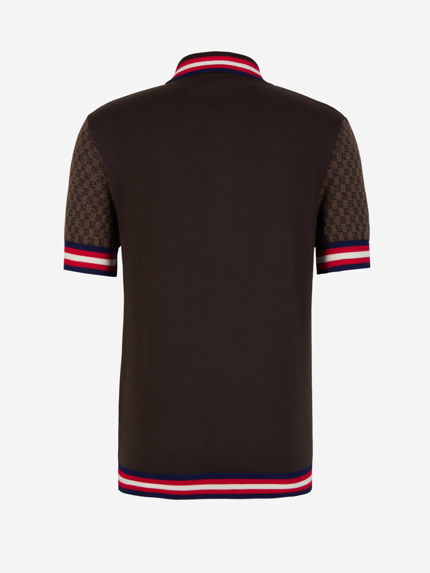 Outlet online Balmain Hombre Polo Monograma Lana color Marrón sku 552-001388 00 - Foto 2